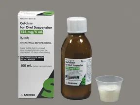 Cefdinir Oral: Uses, Side Effects, Interactions, Pictures, Warnings & Dosing - WebMD