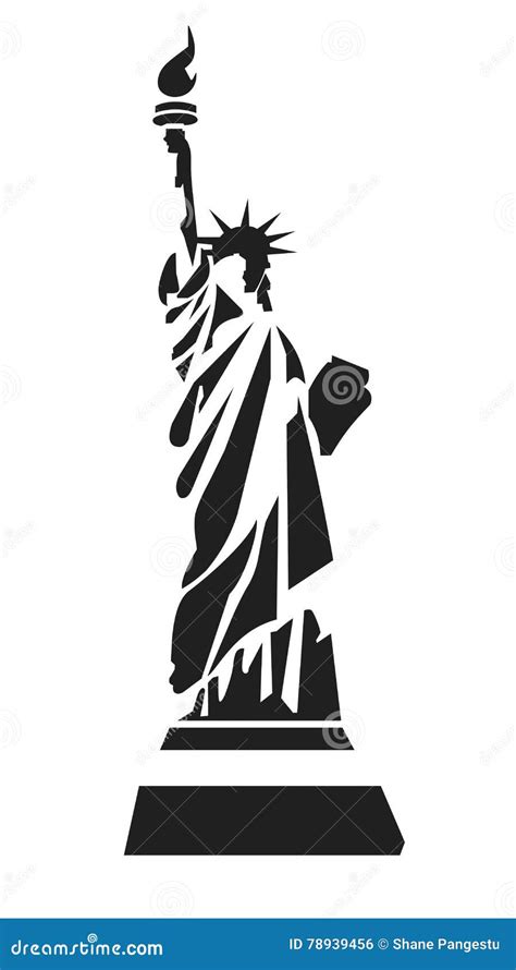 Vectorized Statue Of Liberty Stock Photo | CartoonDealer.com #78939456