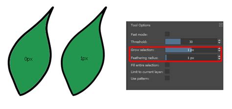 krita - How to fill in a shape and not have "gaps" between the border ...