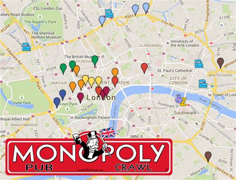 Monopoly Pub Crawl - London - London Pub Crawls