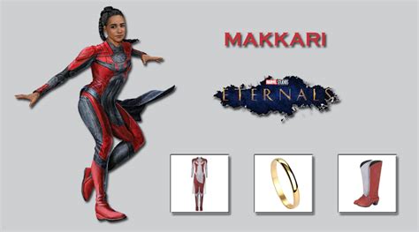 MAKKARI COSTUME FROM THE ETERNALS