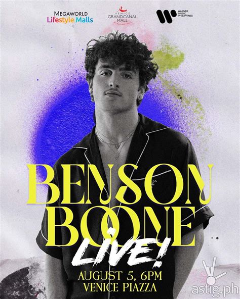 Get Swooned by Rising Star Benson Boone at Venice Piazza | ASTIG.PH