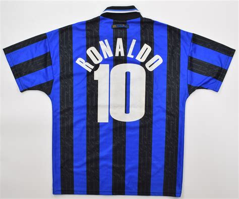 1997-98 INTER MILAN *RONALDO* SHIRT L Football / Soccer \ European ...