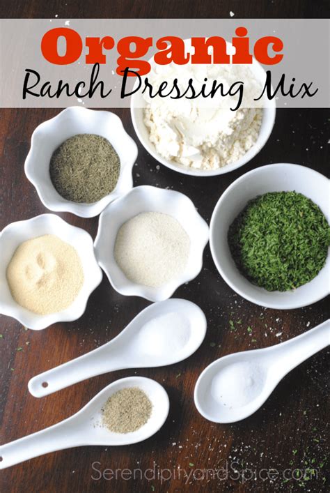 DIY Organic Ranch Dressing Mix Recipe - Serendipity and Spice