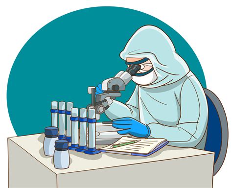 biotechnology scientist team doing research in laboratory vector illustration 12576630 Vector ...