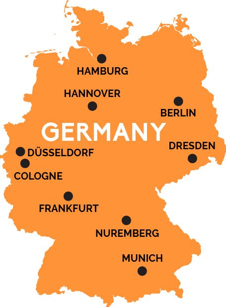 Map of Germany | RailPass.com