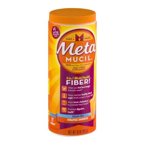 Metamucil Sugar Free Orange Smooth | Hy-Vee Aisles Online Grocery Shopping