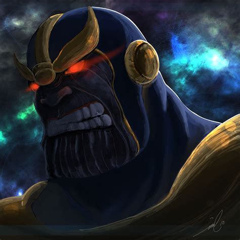 Marvel Villain Art Jam: Thanos by bustercloud on DeviantArt