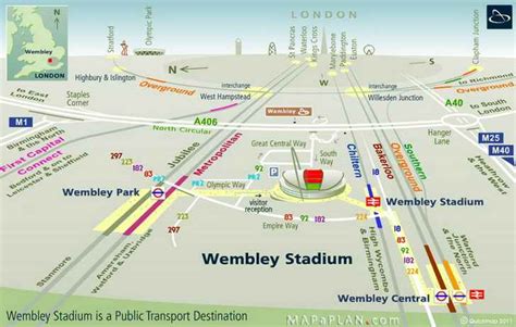 Wembley Stadium Car Parking Map