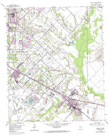 Seagoville topographic map, TX - USGS Topo Quad 32096f5