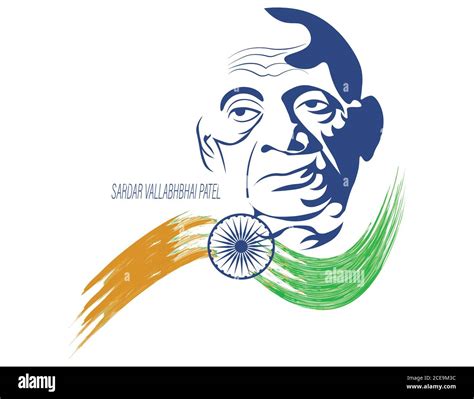 Vector Illustration of Sardar Vallabhbhai Patel, the Iron man of India ...