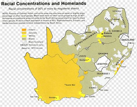 Map Of Apartheid South Africa