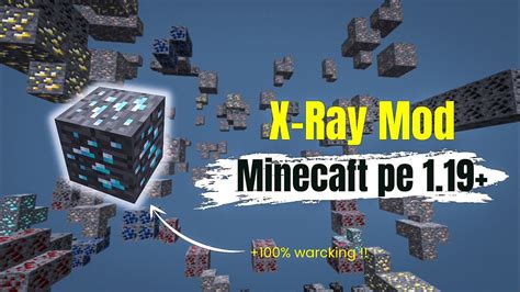 Best X- Ray mod for Minecraft PE 1.19+ |. x ray texture pack for MCPE 1.19+. - YouTube