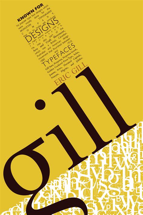 Eric Gill Typographer/Typography Project on Behance