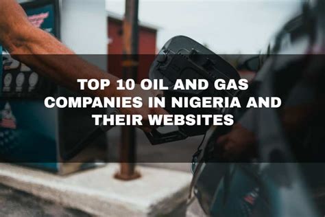 Top 10 oil and gas companies in Nigeria and their websites - Legit.ng