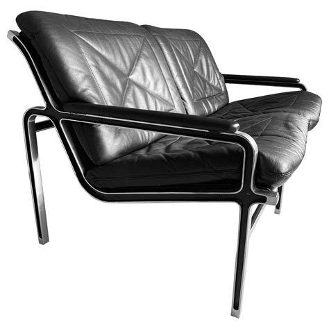 Giuseppe Raimondi Leather Sofa and Chair at 1stDibs