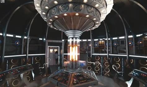 The Tardis interior for (mostly) the Twelfth Doctor's era. Watch the Tardis being dismantled ...