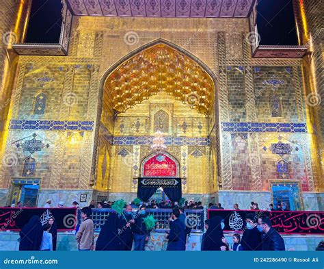 Shrine of Imam Ali in Najaf Editorial Image - Image of iraq, shrine ...