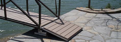 dock ramp gangway slide 3 | Flotation Systems Aluminum Boat Docks