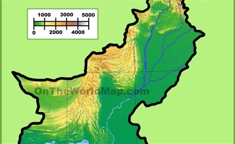 Physical Map Of Pakistan Ezilon Maps Pakistan Map Map Physical Map ...