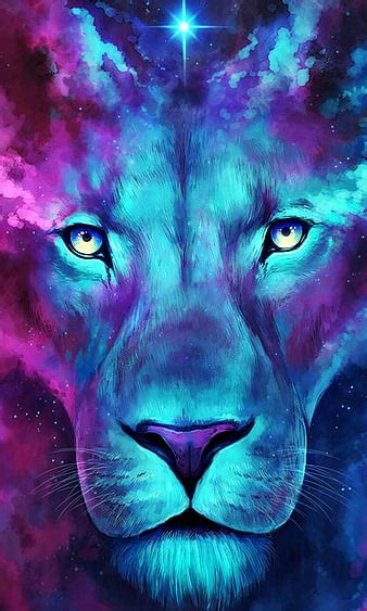 Galaxy Lion Wallpaper