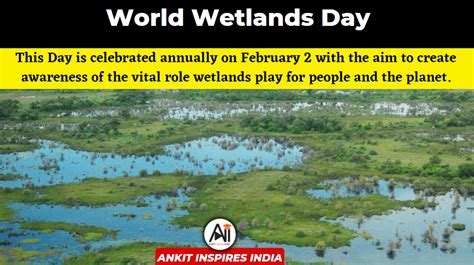 World Wetlands Day 2023 - Ankit Inspires India