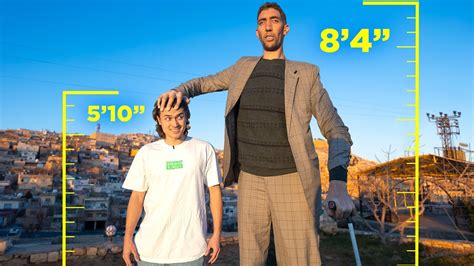 I Spent 24 Hours with the World's Tallest Man Realtime YouTube Live ...