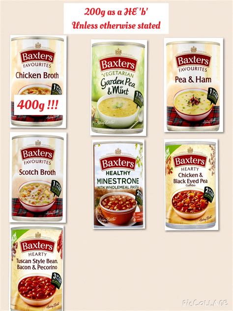 Baxters Soup - Healthy Extra 'b' | Slimming world recipes, Food, Hearty ...