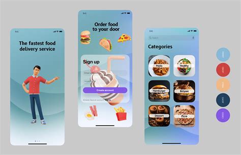 Food App UI Design | Behance