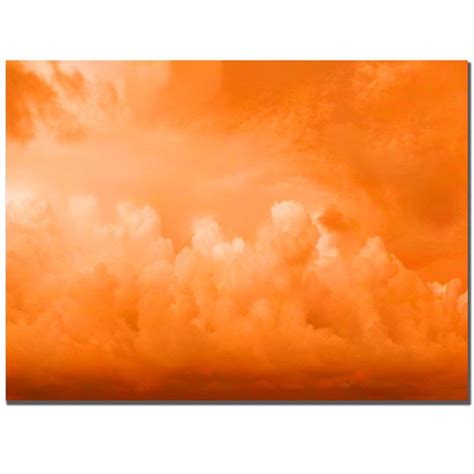 Orange Clouds II by Miguel Paredes Painting Print on Wrapped Canvas New York Graffiti, Graffiti ...