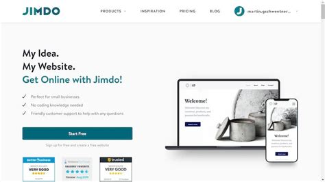 Jimdo - Ecommerce Platform Review | EXPERTE.com