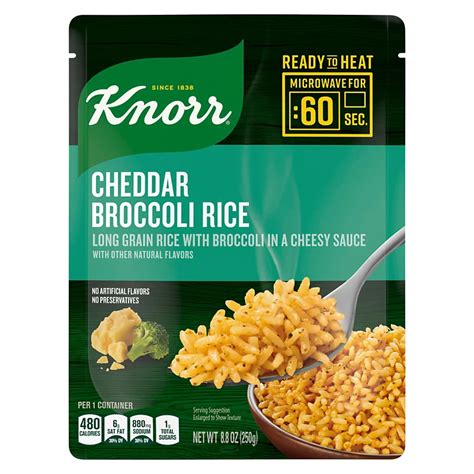 Knorr Cheddar Broccoli Rice - Shop Pasta & Rice at H-E-B