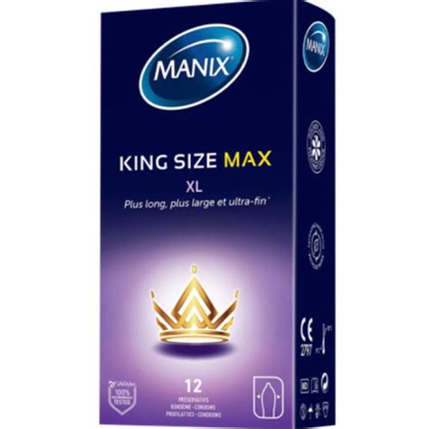 MANIX KING SIZE MAX Taille XL - 14 Préservatifs | Pharmacie en