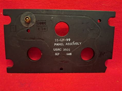 F8U Crusader Jet Fighter Cockpit Interior Light Switch Panel NOS | eBay