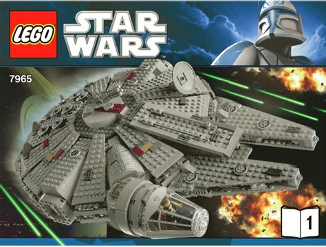 LEGO Millennium Falcon Instructions 7965, Star Wars