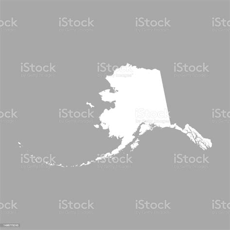 Alaska Map Stock Illustration - Download Image Now - Abstract, Alaska ...