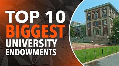 Which University has the biggest endowment? (2024)