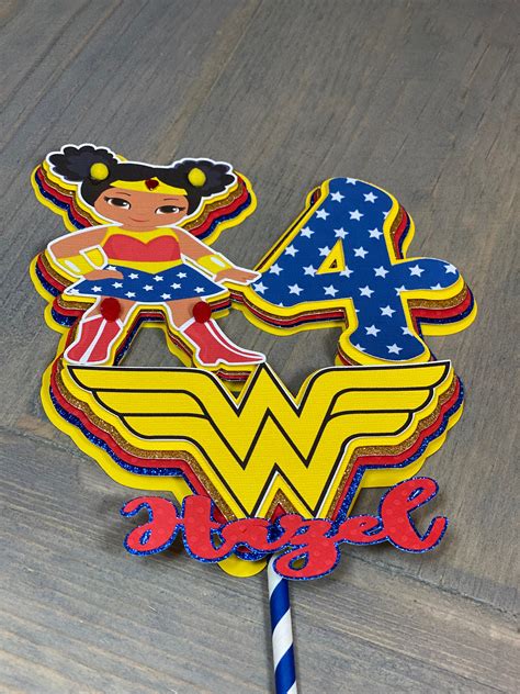 Wonder Woman Wonder Women Birthday Wonder Women Cake Topper | Etsy