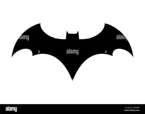 Vector logo concept icon. Bat man dark knight superhero cartoon abstract icon Stock Vector Image ...