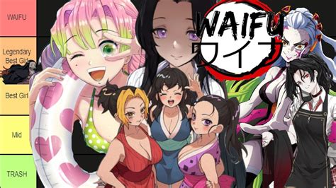 Demon Slayer Waifu TIER LIST BEST GIRL OF Kimetsu no Yaiba Anime Only 鬼 ...