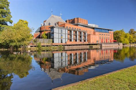 The Royal Shakespeare Theatre, Stratford upon Avon. Stock Photo - Image of holiday, british ...