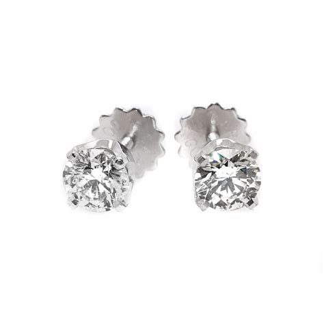 One Carat Diamond Studs - Grieve Diamond Jeweller