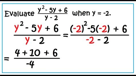 Evaluating Algebraic Expressions Examples