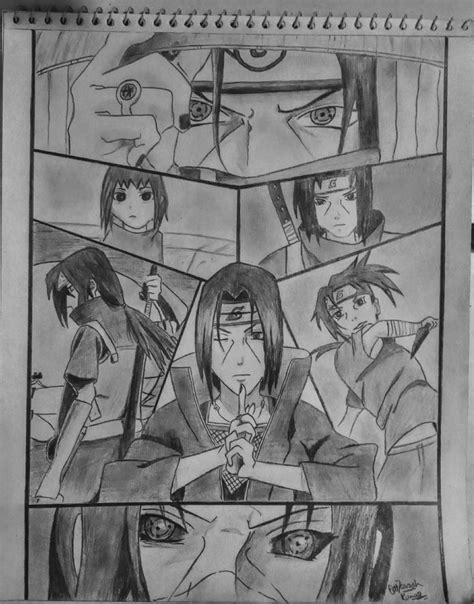 Itachi Uchiha. Many hours of hardwork! Any type of advice will be welcomed. (reference used ...