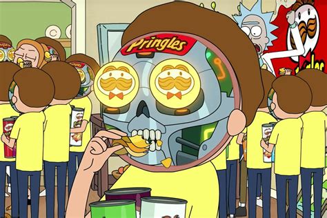 'Rick and Morty' Star in Pringles' Creepy Meta Super Bowl Ad