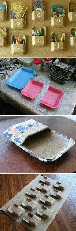 Porta Treco na Parede - Bandeja de Isopor | Crafts, Diy wall, Diy crafts