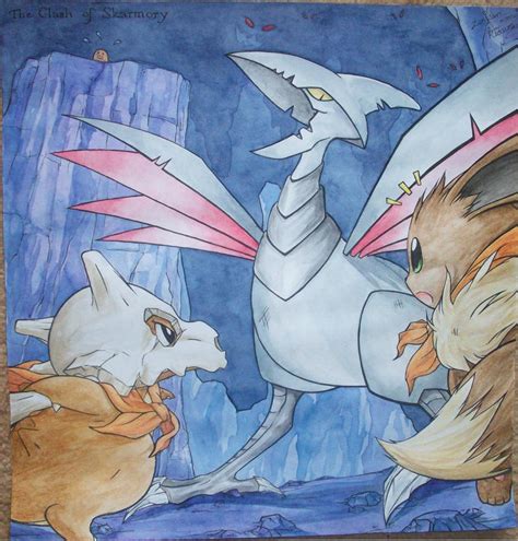 The Clash of Skarmory by Kidura on DeviantArt