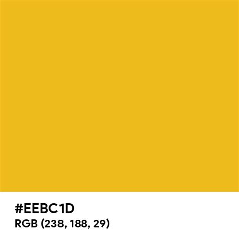 Dark Gold color hex code is #EEBC1D