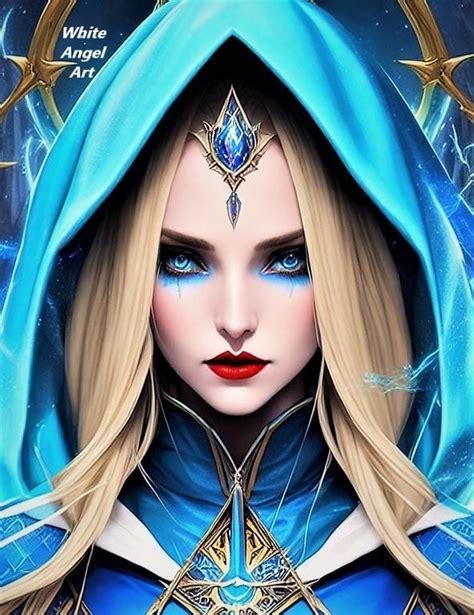 Fantasy Blue Wizard by WhiteAngelCreations on DeviantArt