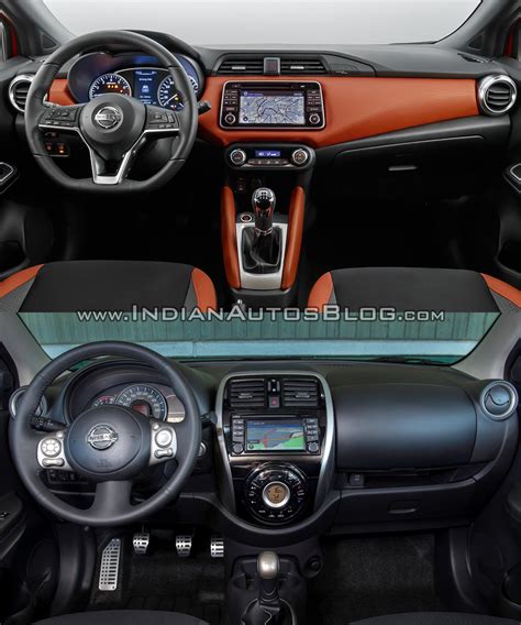 2017 Nissan Micra vs Old model interior